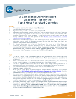 A Compliance Administrator`s Academic Tips for the Top 5 Most