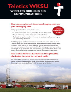 Teletics Oil Rig Cut Sheet-generic