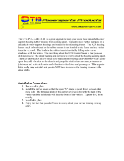 OTB-POL-CAR-12-16 Carrier Saver Instructions