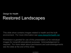 Slides - Design For Health