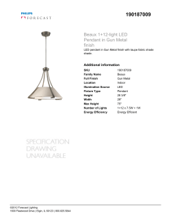 Beaux 1+12-light LED Pendant in Gun Metal finish
