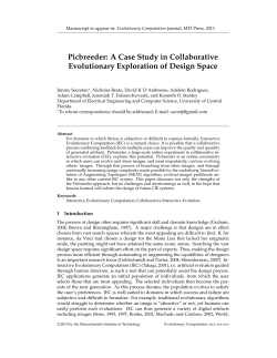 Picbreeder: A Case Study in Collaborative Evolutionary