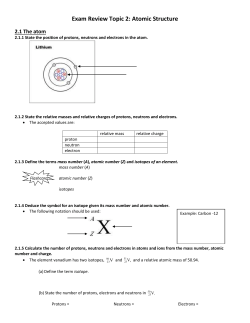 12.1 Electron Configuration