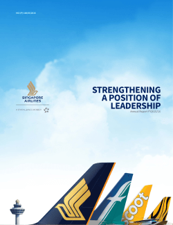 STRENGTHENING A POSITION OF LEADERSHIP