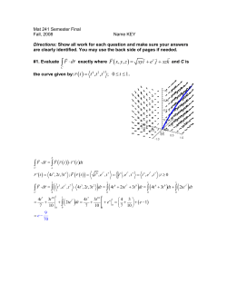 Final exam 2008 with key