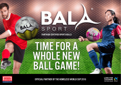 time for a whole new ball game!