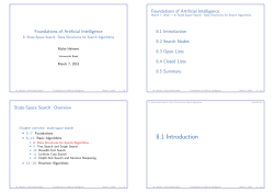 State-Space Search: Data Structures for Search Algorithms