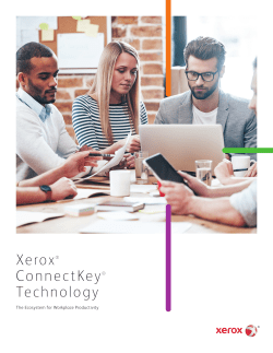 Brochure – Xerox® ConnectKey® Technology