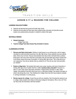 College Access - Mount Baker Home Court