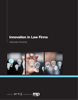 Innovation in Law Firms