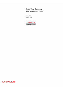 Know Your Customer Risk Assessment Guide