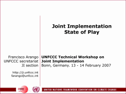 Track 2 project cycle JI state of play Preparation and publication of