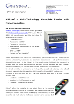 fax - Berthold Technologies