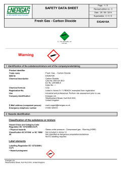 Fresh Gas Carbon Dioxide