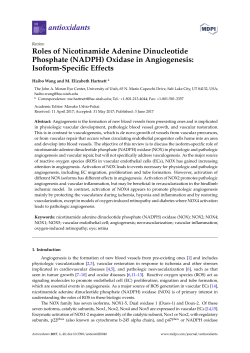 Roles of Nicotinamide Adenine Dinucleotide Phosphate (NADPH