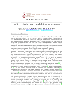 Positron binding and annihilation in molecules