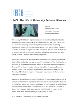 24/7: The Life of University 24-hour Libraries