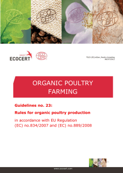 organic poultry farming