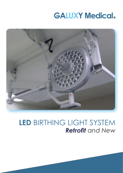 led birthing light system