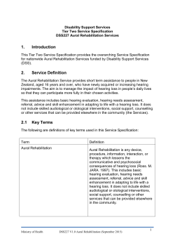 1. Introduction 2. Service Definition 2.1 Key Terms