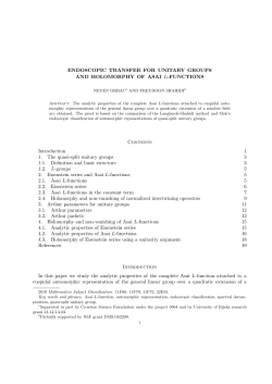 Endoscopic transfer for unitary groups and holomorphy of Asai L