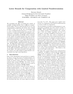 Lower Bounds for Computation with Limited Nondeterminism