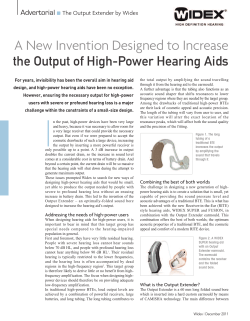 The Output Extender by Widex