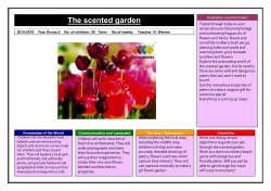 The scented garden - Amington Heath Primary School