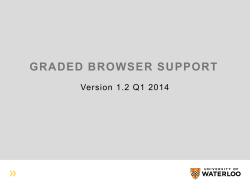 Graded Browser Support presentation