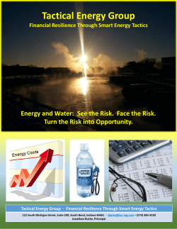 Tactical Energy Group - Chicago Area Clean Cities