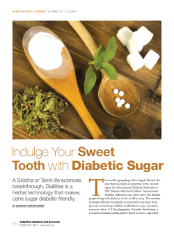 Indulge Your Sweet Tooth with Diabetic Sugar