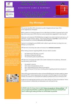 6 CPR and DNAR decisions