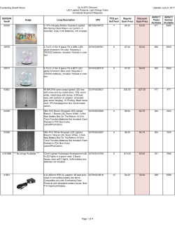 Everlasting Glow&reg; Home Up to 50% Discount LED Lighted Products