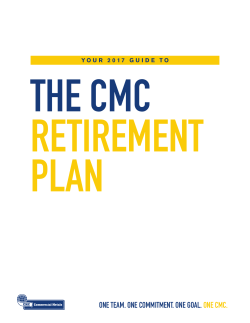 one team. one commitment. one goal. one cmc.