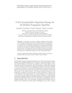 A New Learning Rates Adaptation Strategy for the