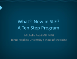 Lupus Nephritis - Chicago Rheumatism Society