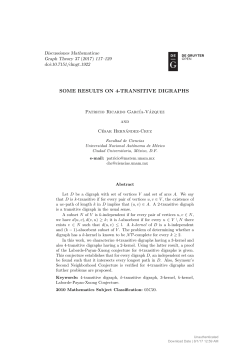 some results on 4-transitive digraphs