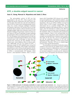ATP, a double-edged sword in cancer