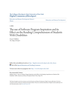 The use of Software Program Inspiration and its Effect