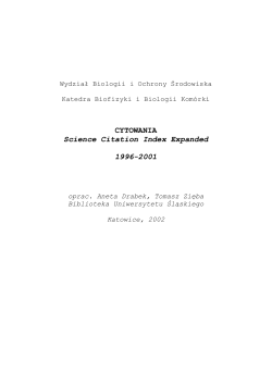 Katedra Biofizyki i Biologii Kom&oacute;rki