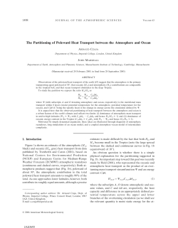 The Partitioning of Poleward Heat Transport between the Atmosphere