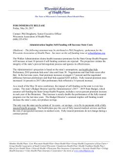 ASSOCIATION OF WISCONSIN HMOs