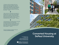 Converted Housing at DePaul University