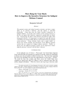 More Bang for Your Buck: How to Improve the Incentive Structure for