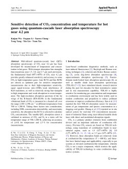 Sensitive detection of CO2 concentration and