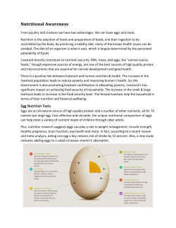 Nutritional Awareness