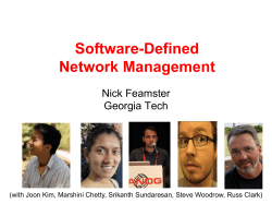 Software-Defined Network Management