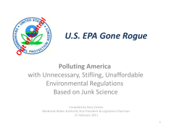 US EPA Gone Wild - Benbrook Water Authority