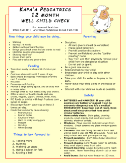 New things your child may be doing&hellip; Walking