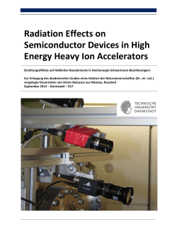 Radiation Effects on Semiconductor Devices in High Energy Heavy